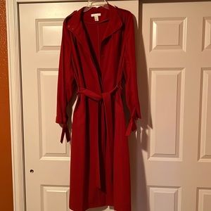 Rust colored trench coat. Never worn. H&M